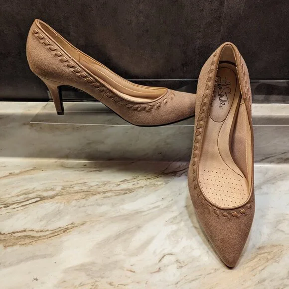 LifeStride Soft System Flex Sole Heels Size 7.5 - Picture 1 of 12